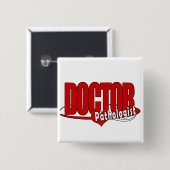 LOGO DOCTOR PATHOLOGIST BUTTON (Vorne & Hinten)