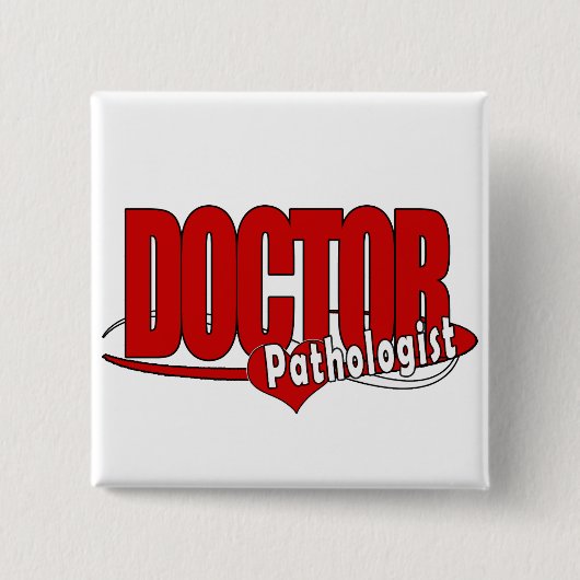 LOGO DOCTOR PATHOLOGIST BUTTON (Vorderseite)