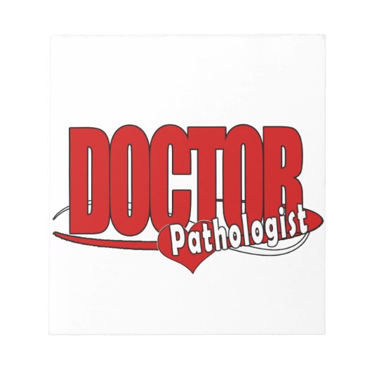 LOGO DOCTOR PATHOLOGIST NOTIZBLOCK (Vorderseite)