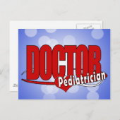 LOGO DOCTOR PEDIATRICIAN POSTKARTE (Vorne/Hinten)