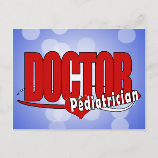 LOGO DOCTOR PEDIATRICIAN POSTKARTE