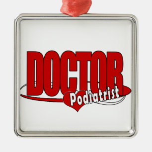 LOGO DOCTOR PODIATRIST ORNAMENT AUS METALL