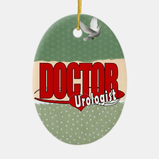 LOGO DOCTOR UROLOGIST KERAMIKORNAMENT (Vorne)