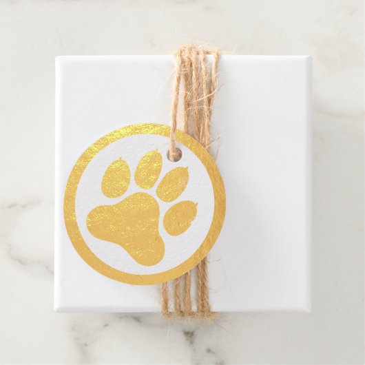 Logo "Dog Paw Pet Business" Geschenkanhänger (Mit Box)