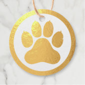 Logo "Dog Paw Pet Business" Geschenkanhänger (Vorderseite)