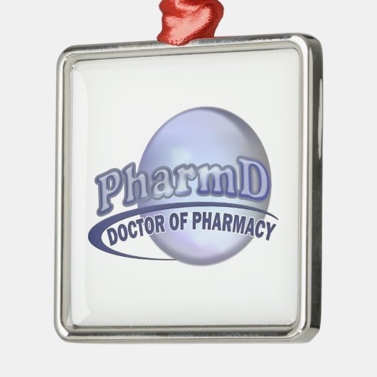 LOGO - DOKTOR OF PHARMACY SILBERNES ORNAMENT (Links)