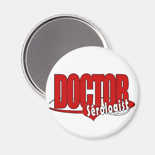 LOGO-DOKTOR-SEROLOGISTIN MAGNET (Vorderseite/Rückseite)