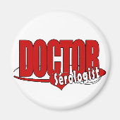 LOGO-DOKTOR-SEROLOGISTIN MAGNET (Vorne)