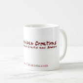 Logo, DominicanCreations.com Kaffeetasse (VorderseiteRechts)