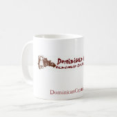 Logo, DominicanCreations.com Kaffeetasse (Vorderseite Links)