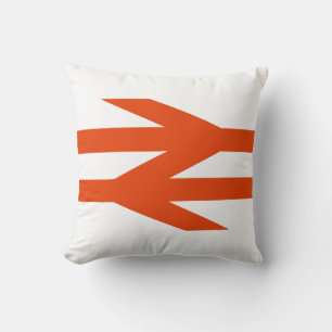 Logo Doppelter Pfeil der British Rail Kissen