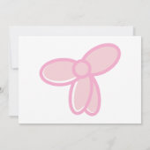 Logo Download Cute Bow | Boutique & Beauty Icon Einladung (Rückseite)