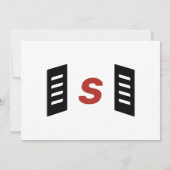 Logo Download Fensterläden Monogramm Marke Einladung (Rückseite)