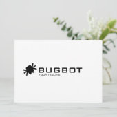 Logo Download Robotic Bug Logo | Tech Brand Einladung (Stehend Vorderseite)