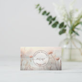 Logo "Dreamy Wildblumen" Visitenkarte (Stehend Vorderseite)
