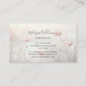 Logo "Dreamy Wildblumen" Visitenkarte (Rückseite)