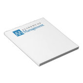Logo-Editor Notizblock (angewinkelt)