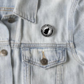 Logo eines indianischen Wolfes mit personalisierte Button (Beispiel)