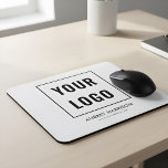 Logo einfach Beruflich Mousepad<br><div class="desc">Fügen Sie Ihr Logo hinzu.</div>