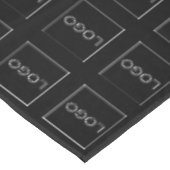 Logo Einfach Berufliches Corporate Business Black Tischdecke (Schrägansicht)