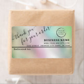 Logo einfach danke für das Mailing-Label (Insitu)