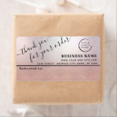 Logo einfach danke für das Mailing-Label (Insitu)