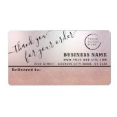 Logo einfach danke für das Mailing-Label (Vorne)