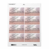 Logo einfach danke für das Mailing-Label (Vorne)