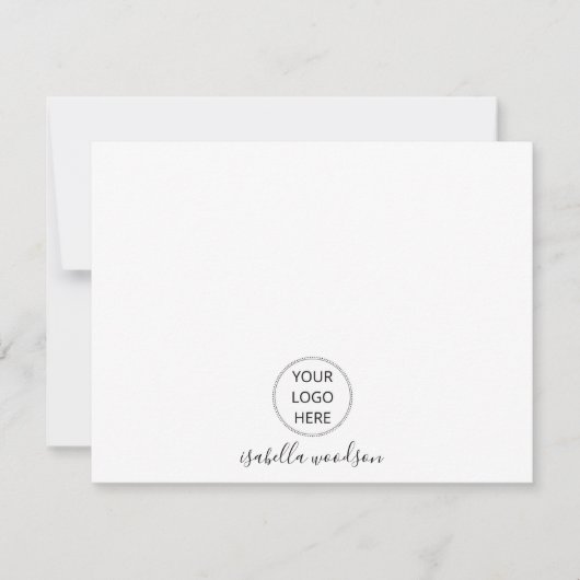 Logo einfach mitteilungskarte (Vorderseite)