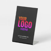 Logo Einfach Modernes Berufliches Schild (Vorderseite)