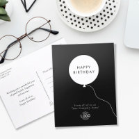Logo Einfache Minimale Schwarz-weiße Business Gebu