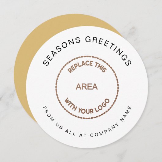 Logo Einfache QR Code für Unternehmen Weihnachten (Vorne/Hinten)