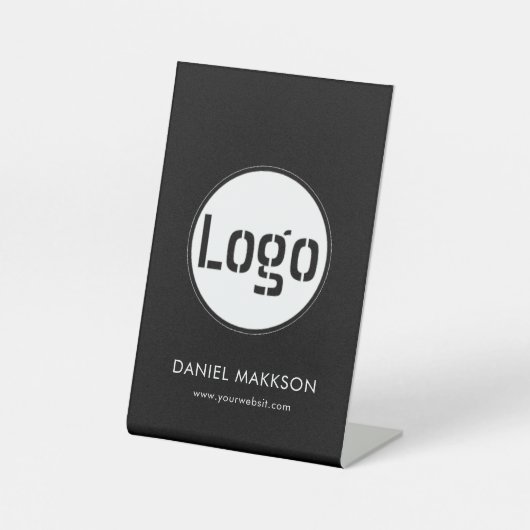 Logo Einfaches Berufliches Schild (Vorderseite)