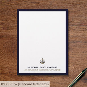 Logo "Elegante Justice Scale" Briefbogen