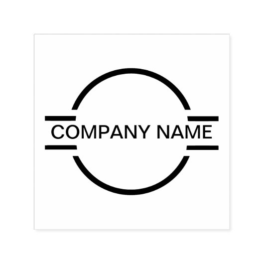 Logo-Emblem des Unternehmens Permastempel (Design)
