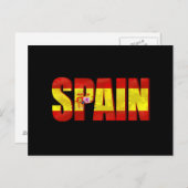 Logo-Emblem für stolze Spanier Postkarte (Vorne/Hinten)