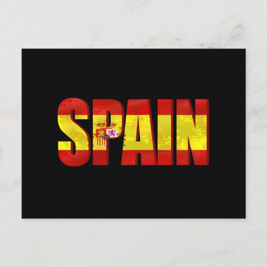 Logo-Emblem für stolze Spanier Postkarte (Vorderseite)