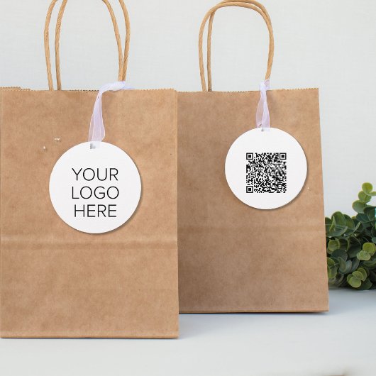 Logo erstellen Sie Ihren QR-Code Geschenkanhänger