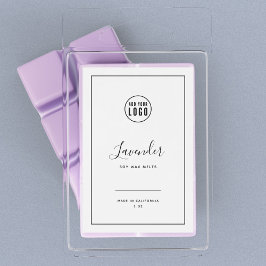 Logo-Etikett für das schwarze Border-Produkt hinzu Weinetikett