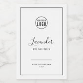 Logo-Etikett für das schwarze Border-Produkt hinzu Weinetikett (Einzelnes Label)