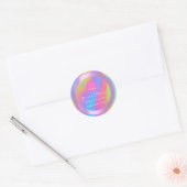 Logo Eyelash Makeup Haar Nail Holograph Körperpfle Runder Aufkleber (Umschlag)