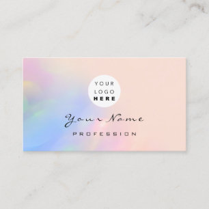 Logo Eyelash Makeup Hair Nails Rose Visitenkarte