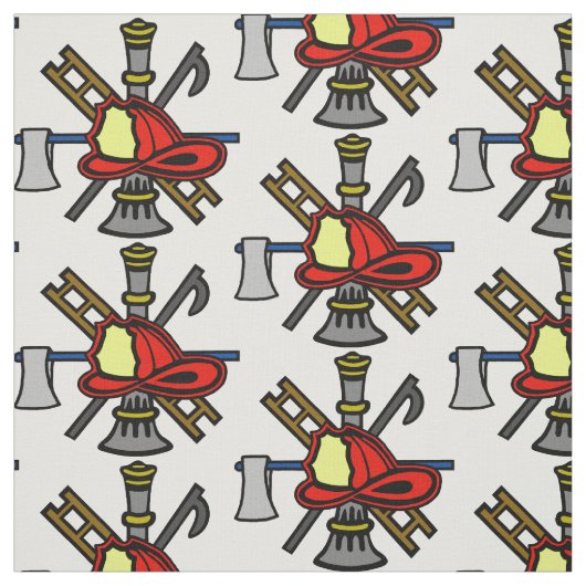 Logo-Fabrikate für kolorierte Feuerdienste Stoff (Muster)