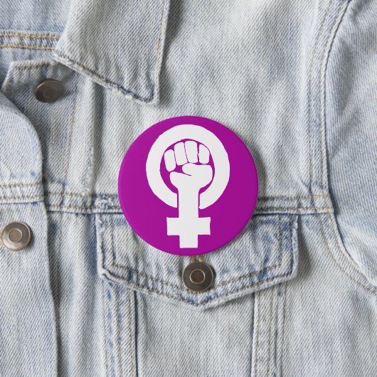 Logo, Feminist/feminista, Gleichheit/igualidad: Button (Beispiel)