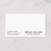 Logo "Finanzielle Grafik" | Gold-Bar Visitenkarte (Rückseite)