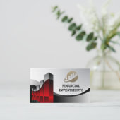 Logo "Finanzielle Grafik" Visitenkarte (Stehend Vorderseite)