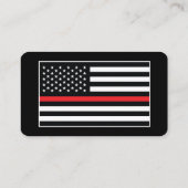 Logo "Firefighter Red Line" für die benutzerdefini Visitenkarte (Rückseite)