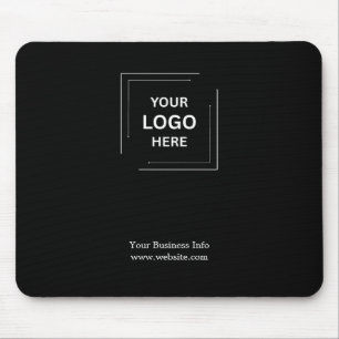 Logo   Firma Business Corporate Brand Black Mousepad