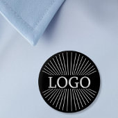 LOGO-Firmenmarke Black Button