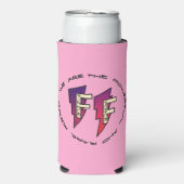 Logo "Fizzze Force" Selters Dosenkühler (Seltzer Vorderseite)